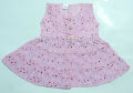 Baby Girl Cotton Sleeve Less Frock Soft Pleated Fabric.