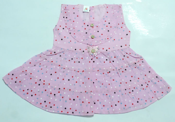 Baby%20Girl%20Cotton%20Sleeve%20Less%20Frock%20Soft%20Pleated%20Fabric%20-%20Image%202