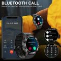 MELANDA Steel 1.39 Bluetooth Call Smart Watch Men Sports Fitness Tracker Watches IP67 Waterproof Smartwatch for Android IOS K52. 