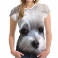 Fashion Lovely Dog 3D Print Women Ladies Girls T-Shirt Animal Harajuku Round Neck Short Sleeve Unisex Summer Tops Tees XXS-6XL. 