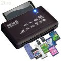 All In One Card Reader USB 2.0 SD Card Reader Adapter Support TF CF SD Mini SD SDHC MMC MS XD.