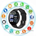 D18 Smart Watch Heart Rate Monitor Men's Women's Smartwatch Round Fitness DigitalWatches for Men Women Band Bracelet. 