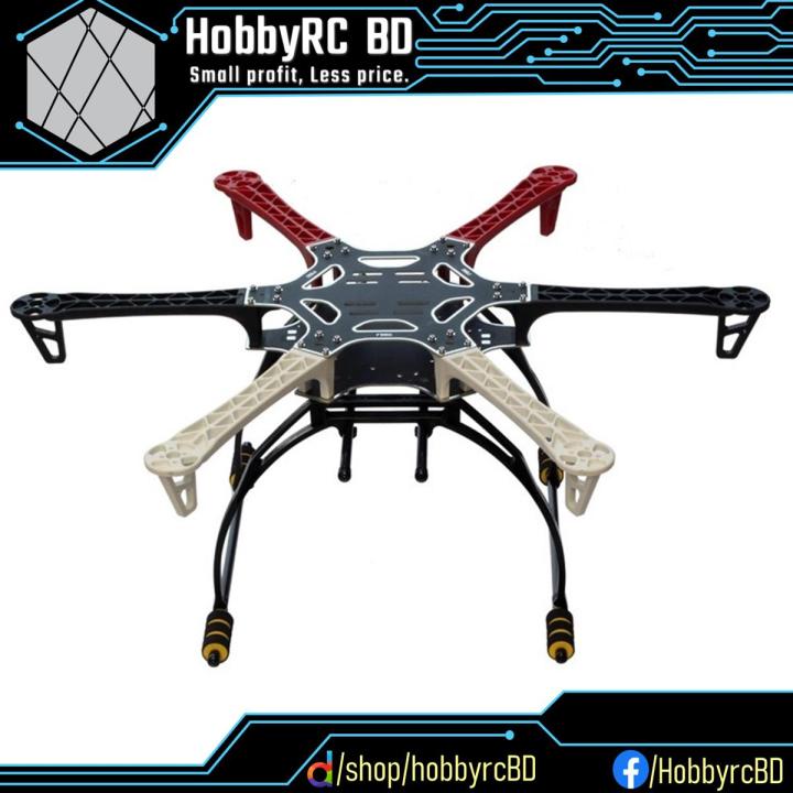 DJI HexaCopter Frame F550 (High Quality PCB Plate) + Landing Gear Gimbal Protector Battery Plate