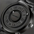Men Watch, Cool Dial Display Design Waterproof Rotating Magnetic Bead Watch, Halloween Gifts For Family Gathering. 