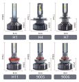 2Pieces CSP Wick Car LED Headlight H4 Headlight H7 H8 H9 H11 LED Fog Light H27 9005 HB3 9006 HB4 H1 Bulb 3000K 4300K 6000K 8000K 12000LM 110W 12V Car Universal.