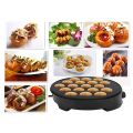 Household Takoyaki Machine Octopus Ball Mini Electric Baking Pan Baking Machine Breakfast Machine UK Plug. 
