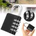 4 Digit Digital Pad Lock Zinc Alloy Code Lock Large Anti-Theft. 