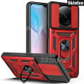 Phone case For Redmi A3 Back cover Hard Armor Shockproof Camera Protection Bracket Navigation Holder Ring Cover For Mi Xiaomi Redmi A3 Cover cases.