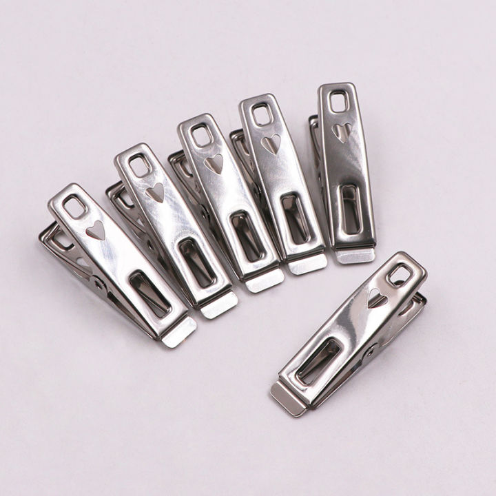 1/10/20pcs%20Stainless%20Steel%20Clothes%20Pegs%20Clips%20Household%20Clothing%20Sealing%20Clip%20Windproof%20Clips%20Hang%20Pins%20Metal%20Clips%20-%20Image%203