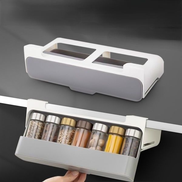Kitchen%20Storage%20Rack%20Self-adhesive%20Wall-mounted%20Under-Shelf%20Spice%20Organizer%20Spice%20Bottle%20Storage%20Rack%20Home%20Supplies%20-%20Image%206