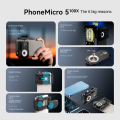 Phone Microscope Lens, 100X Phone Lens Nano Zoom for Android/ with LED UV Light/CPL/Universal Clip 100X. 