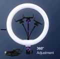 10inch Ring Light Tripod Stand Studio Set for YouTube/Facebook Live Video/Tiktok Video - 7 Feet Long 200 Cm.