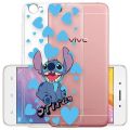 Clear Phone Case For VIVO V23 V21 V20 V17 V15 Y93 Y91 Y85 Y72 Y67 Y50 Y30 Y21 Y20 Y19 Y17 Y15 SE PRO 5G Case Funny Lilo Stitch. 