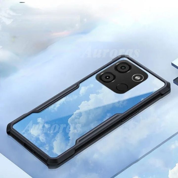 For itel A60/A60S Xundd Bumper Case Reinforced Corner with Shock-Proof Transparent Back Cover Phone Case Cover (SmartPhone)