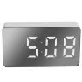 Digital Alarm Clock Mirror LED Night Lights Thermometer Wall Clock Lamp Square Rectangle Multi-function Desk Clocks LED display.