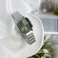 Stainless Steel Strap & Alloy Case Classic Square Dial Quartz Dress Wristwatch for Women – Elegant Ladies Watch Gift with Box. 