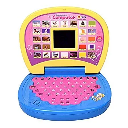 Walmart Computer Abc Educational Computer ABC and 123 Learning Kids Toy Laptop with LED ...