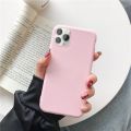 Candy Solid Color Phone Case For Samsung Galaxy A6 A8 Plus A7 A9 2018 A750 Coque Silicone Soft TPU Matte Cover.