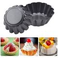 Egg Tart Molds, 3Inch Mini Tart Pans Removable Bottom, Cupcake Cake Muffin Mold Tin Pan Baking Tool (10 Pcs ). 