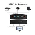 R/L Audio Adapter For TV YPbPr to HDMI-compatible Converter 1080P HDMI-compatible To RGB Component Converter 5 RCA YPbPr Video. 