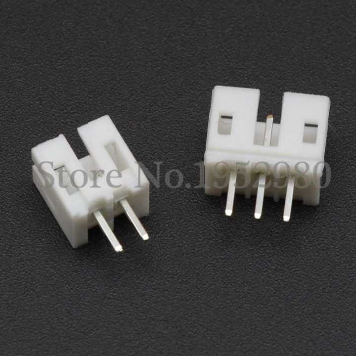 10Pcs-%202Pin%20WHITE%20MALE%20HEADER%20Female%20Housing%20JST%20XH%20Male%20Header%202%20Pin%202.54mm%20Pitch%20Male%20Connector%20For%20Electronics%20Projects%20PCB%20Mount%20Circuit%20Breadboard%20Friendly%20DIY%20Cables%20-%20Image%203