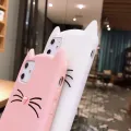 Case Cover For Iphone 5 5SCute Silicone 3D Glitter Soft TPU Cat Phone Cases Apple 6 6s 7 8 11 X XR Xs Max Fundas Coque For Girl. 