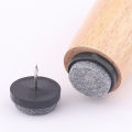 20pcs Furniture Felt Feet Pads with Caps Heavy Duty Nail-On Slider Glide Pad Floor Protector for Wooden Chair Tables Leg Feet. 