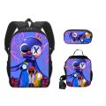 Rainbow Friends Backpack Colorful Boys Girls School Bags Capacity Students Bag Anime Cartoon Waterproof Backpack For Kids Gifts. 
