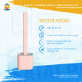 New Silicone Toilet Cleaning Brush And Holder Set.