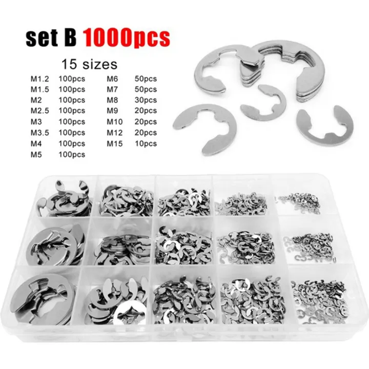 1000%20PCS%20Stainless%20Steel%20E-Type%20Retaining%20Ring%20Kit%201.2mm-15mm%20E-Type%20Split%20Retaining%20Ring%20E-Type%20Bearing%20Retaining%20Ring%20-%20Image%203
