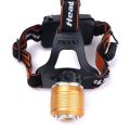 LED Rechargeable Headlight Dual Light Zoom Headlamp for using in OT Cycling BK Riding and fishing. 