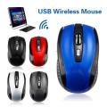 2.4Ghz Wireless Mouse 1600DPI Mouse 6 Buttons Optical Gaming Mouse Gamer Wireless Mice With USB Receiver For Computer PC.