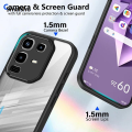 Luxury Silicone Edge Phone Clear Case For Infinix Note 50/X 40/X Pro Plus 40S 4/5G PC Back TPU Shockproof Bumper Protector Cover. 