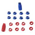 2 Set Radio Transmitter Switch Fixed Nut Installation Spanner for Radiolink Futaba Jr-Red &Blue - Red & Blue.