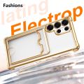 Fashions Sales promotion Plating Wallet Slot Portable Slim Clear TPU Case For Samsung S25 S24 S23 Ultra Plus S21 FE A56 A36 A26 A16 Drop Protection Cover. 