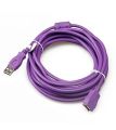USB Extension Cable 3M - Purple. 
