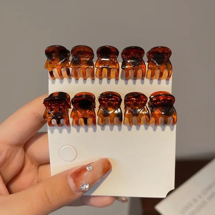 10/20/30PCS%20Mini%20Hair%20Claw%20Clips%20for%20Women%20Small%20Black%20Brown%20Transparent%20Plastic%20Hairpins%20Claws%20Kids%20Hair%20Styling%20Accessories%20-%20Image%206