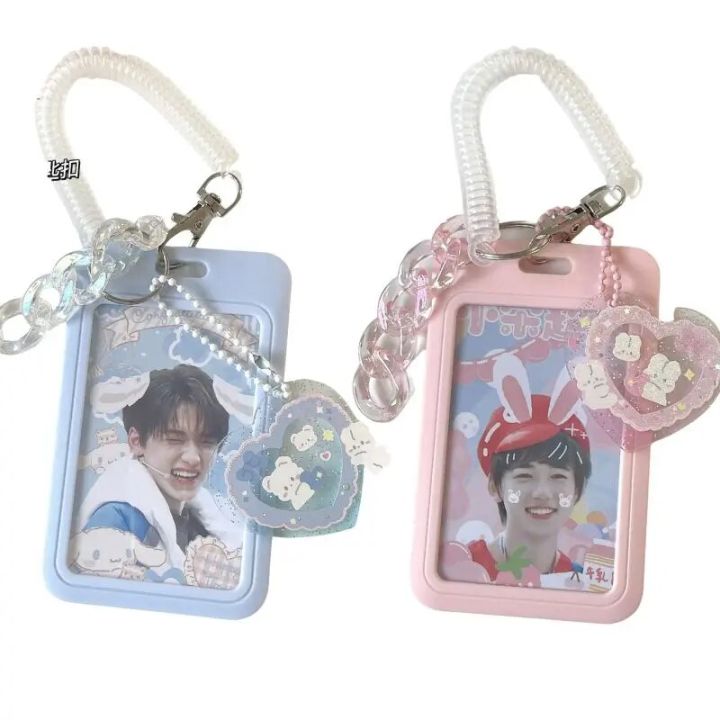 Ins%20Acrylic%20Photocard%20Holder%20Korea%20Kpop%20Idol%20Card%20Holder%20Transparent%20Photo%20Sleeves%20Portable%20Bus%20Card%20Protector%20Pendant%20Keychain%20-%20Image%202