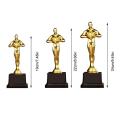 Custom Oscar Trophy Awards Small Gold Man PC Gold-Plated Team Sport Competition Craft Souvenirs Party Celebrations Gifts. 