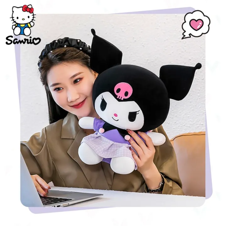 40CM%20Sanrio%20Plushies%20Dolls%20Cartoon%20Kuromi%20Stuffed%20Plush%20Doll%20My%20Melody%20Plush%20Toys%20Pillow%20Room%20Decoration%20Children%20Birthday%20Gifts%20-%20Image%202