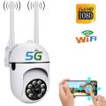 Outdoor/Indoor Wireless Waterproof Dome Camera, IR Night Vision Motion Detection Home Security WiFi Camera, Two-way Audio Network PTZ Camera for Baby, Store, Office, Pet, Elder.