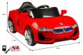 Wheel Power Baby Battery Operated Ride On Bmw Car Red Free Fidget. 