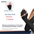 Fashions 1 Pair Long Arthritis Gloves - Copper Infused Extra Long Fit Compression Glove for Women Men Computer Typing,RSI,Support Hands.