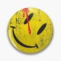 Watchmen Smiley The Comedian Badge Face Happy Yellow Dr In Soft Button Pin Customizable Gift Decor Brooch Collar Badge Cartoon. 