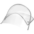 Protective Cap Replaceable Hat Brim Clear Hood Raincoat Jacket Face Protector Poncho Transparent Rainproof. 