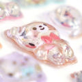 Creative Candy Ghost Rabbit Drop 3D Relief Stickers Scrapbooking Diy Diary Stationery Sticker Decor Cute Aesthetic Stickers. 