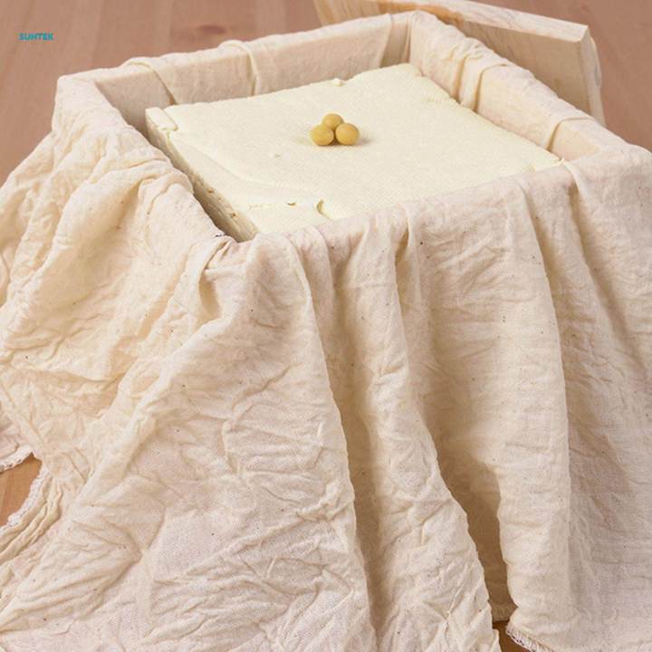 Cheese%20Cloth%20Fabric%20Filter%20Square%20Straining%20Reusable%20for%20Milk%20Home%20Baking%2015x15inch%20-%20Image%202