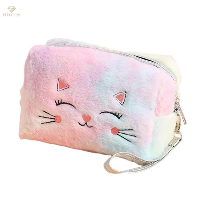 Multifunctional%20Plush%20Cosmetic%20Bag%20Valentines%20Day%20Gifts%20Cute%20Zipper%20Travel%20Portable%20Toiletry%20Bag%20-%20Image%202