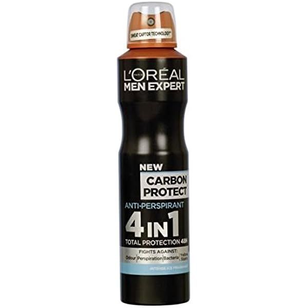 International European product Body Spray Loreal men expert Carbon Protect used for male - 250 ml