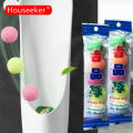 Houseeker Toilet Deodorant Solid Ball Deodorant Aroma Balls Clean Mold Proof Remove Odor Freshener Toilet Cleaning Tools. 